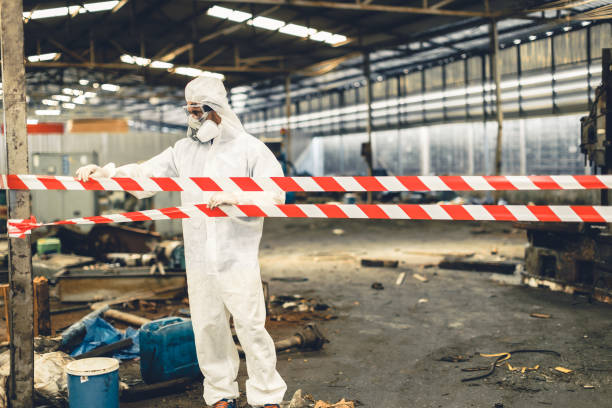 Professional Biohazard technician working in De Leon Springs, FL